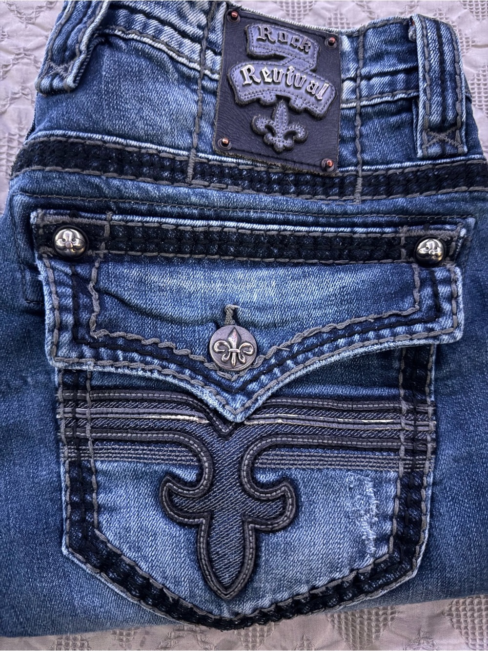 Rock Revival Men’s Tim ALT Straight 34x32 - Picture 5 of 5